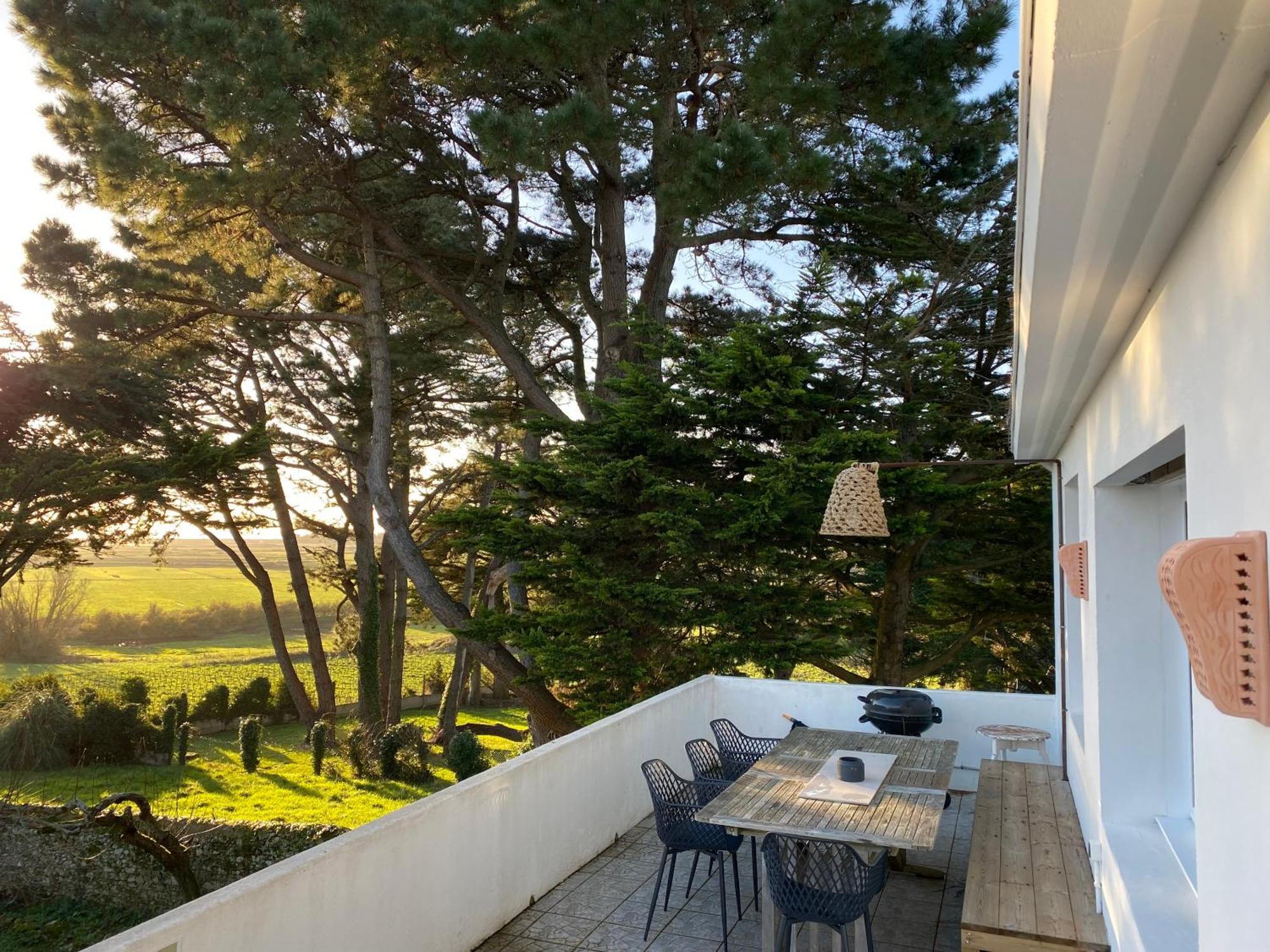 Villa Vieilles Vignes Vue Mer Billiers Eksteriør billede